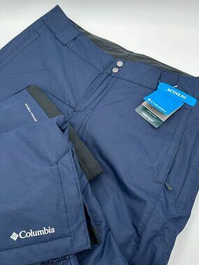 Columbia Women's Bugaboo™ II Insulated Winter Snow Ski Pants, Size XL, Navy